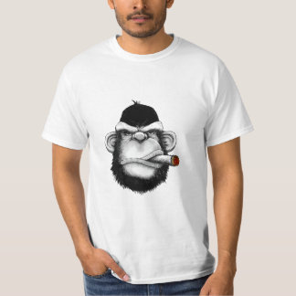 Camiseta El mono está fumando