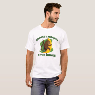 Camiseta El mono más fresco en la selva