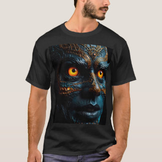Camiseta El monstruo 3d de Halloween da miedo