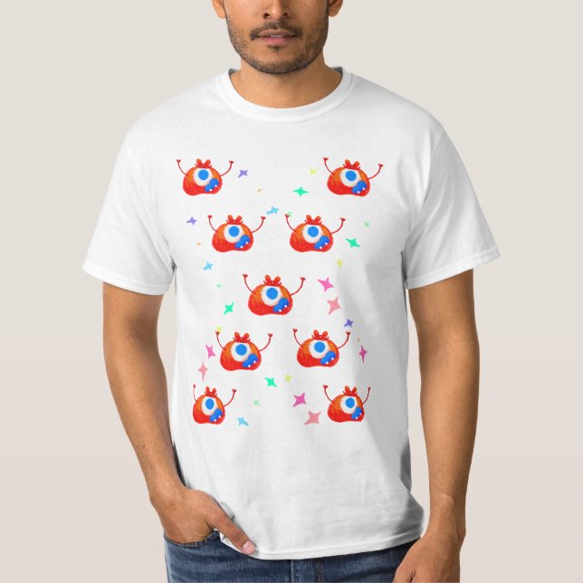 Camiseta El Monstruo de Estrellas Polvorientas con Fallas (Anverso)