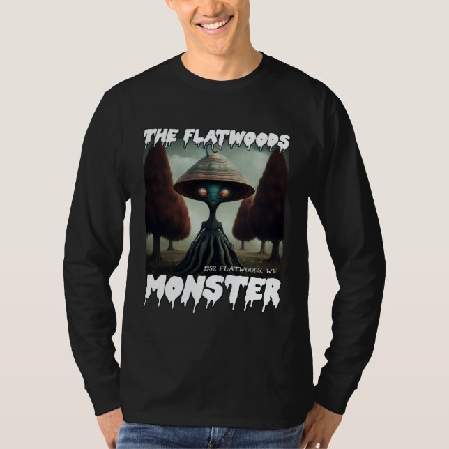 Camiseta El Monstruo de Flatwoods 1952 Leyenda Críptido Esp (Anverso)