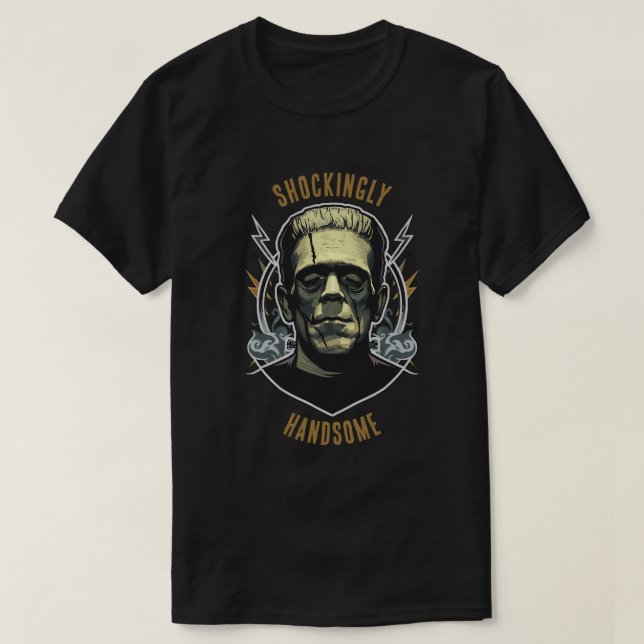 Camiseta El monstruo de Frankenstein  (Diseño del anverso)