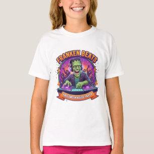 CAMISETA EL MONSTRUO DE FRANKENSTEIN COMO DJ