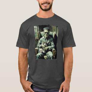 Camiseta ¡El monstruo de Frankenstein se relajaba con su ga