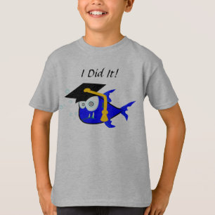 Camiseta El monstruo de la graduación loco Tiburón