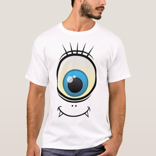 Camiseta El monstruo de los ojos grandes (Anverso)