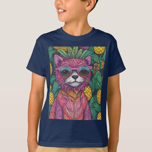 Camiseta el monstruo de piña (Anverso)