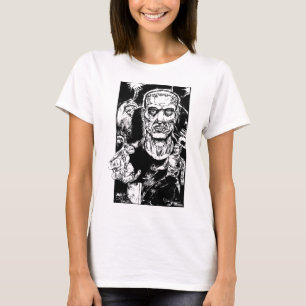 Camiseta El monstruo escapa a los chicas T