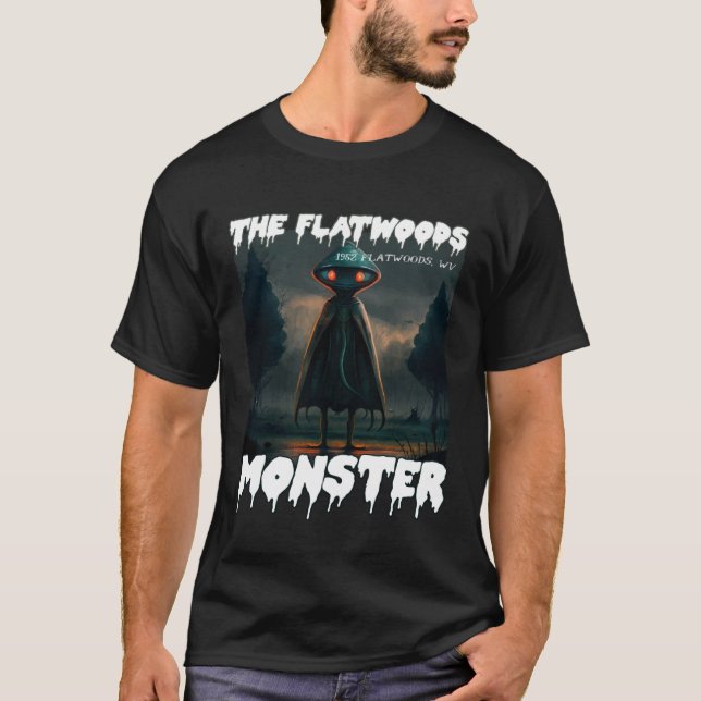 Camiseta El Monstruo Flatwoods 1952 Cryptid Le (Anverso)