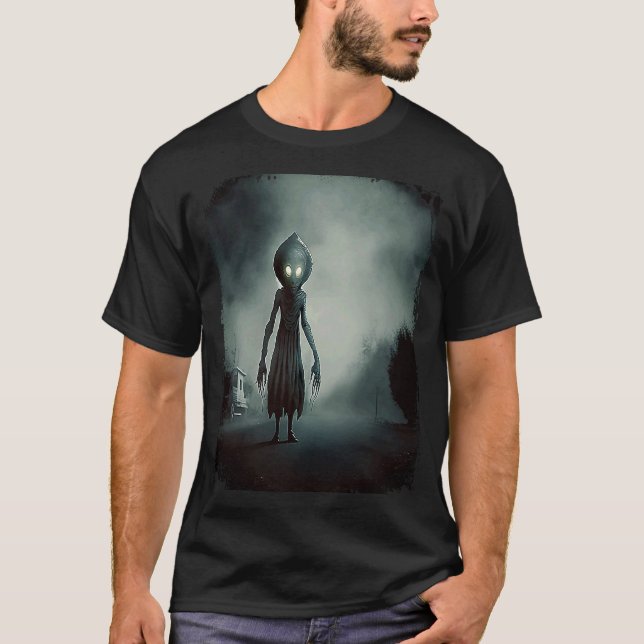 Camiseta El Monstruo Flatwoods 1952 Cryptid Le (Anverso)