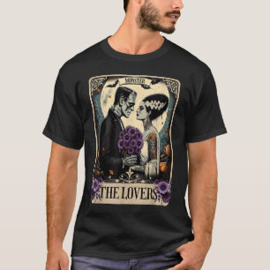 Camiseta El Monstruo Frankenstein Y Bride Los Amantes Del T