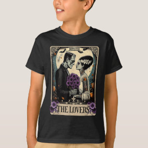 Camiseta El Monstruo Frankenstein Y Bride Los Amantes Del T