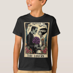 Camiseta El Monstruo Frankenstein Y Bride Los Amantes Del T