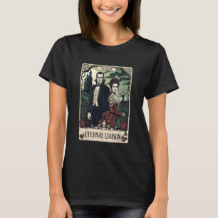 Camiseta El Monstruo Frankenstein y Novia Tarot de Amantes