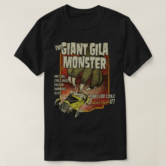 Camiseta El monstruo gigante de la Gila 1959 (Diseño del anverso)