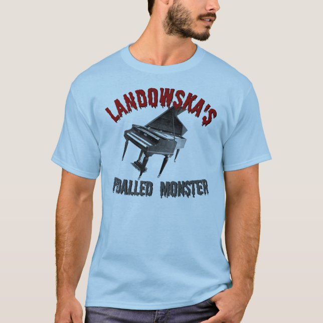 Camiseta El monstruo Pedalled de Landowska (Anverso)