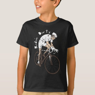 Camiseta El montar del jinete de Cyclocross sucio