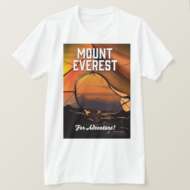 Camiseta ¡El Monte Everest Para La Aventura! (Anverso del diseño)