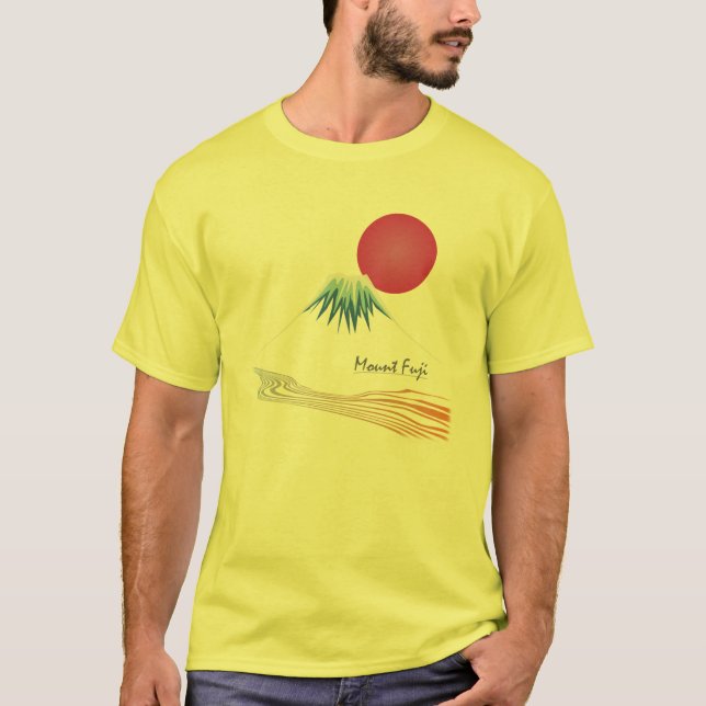 Camiseta El monte Fuji (Fujisan) (Anverso)
