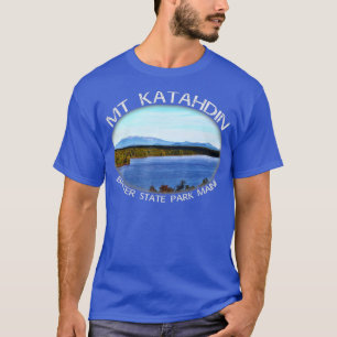 Camiseta El Monte Katahdin Maine El Verano De Montaña Más G