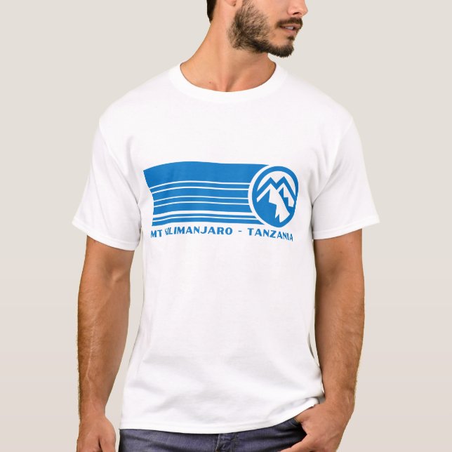 Camiseta El monte Kilimanjaro Tanzania (Anverso)