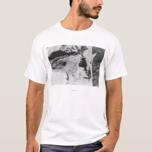 Camiseta El Monte Rainier, escaladores del glaciar de WA