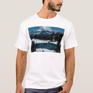 Camiseta El Monte Rainier, estado de Washington, invierno