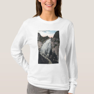 Camiseta El Monte Rainier, Washington - vista de las caídas
