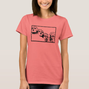 Camiseta El monte Rushmore de choque