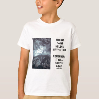 Camiseta El Monte Saint Helens 18 de mayo de 1980 sucederá