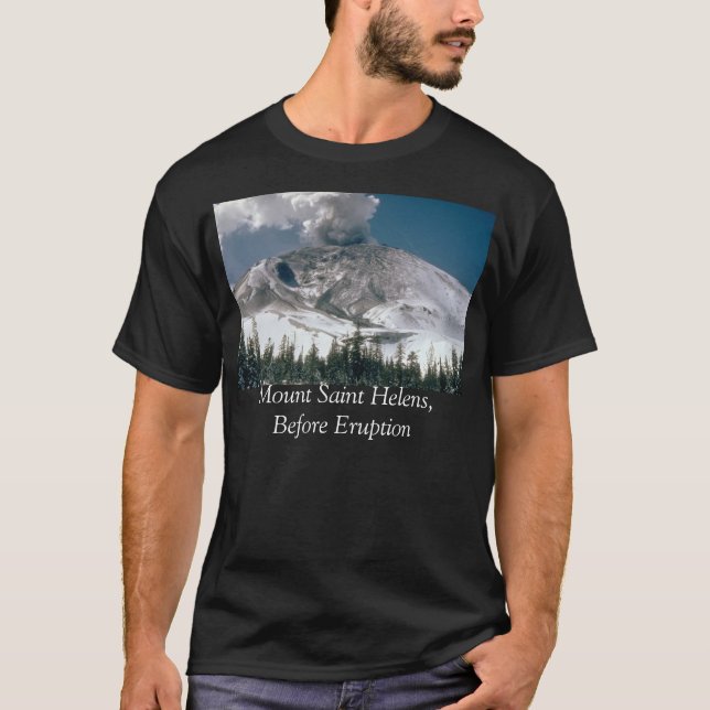Camiseta El Monte Saint Helens - Pre-Erupción (Anverso)