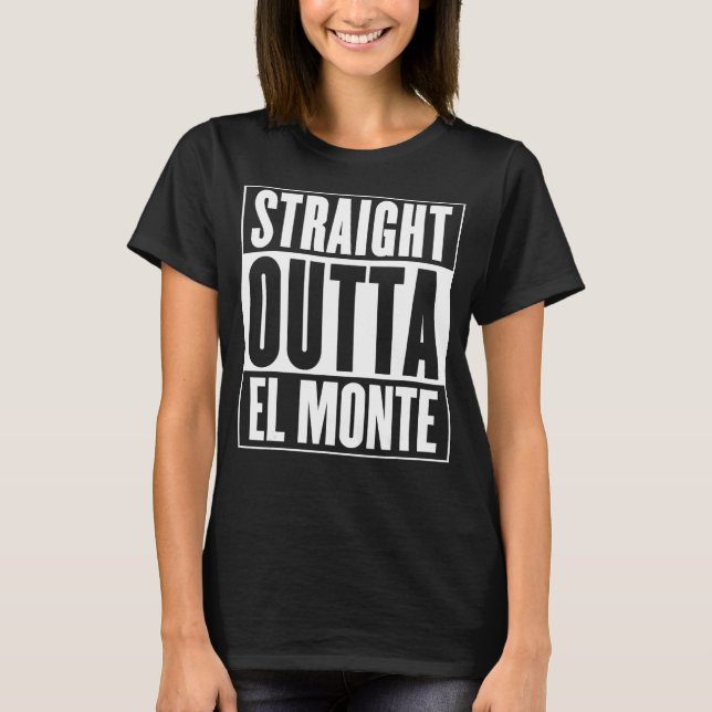 Camiseta El Monte - Salida recta de El Monte (Anverso)