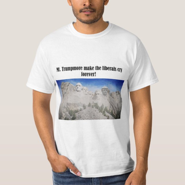 Camiseta El monte Trumpmore hizo que los liberales gritaran (Anverso)