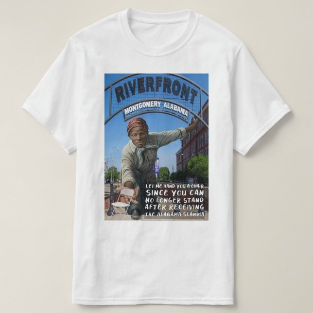 Camiseta El Montgomery Alabama Slamma Harriet Tubman (Diseño del anverso)