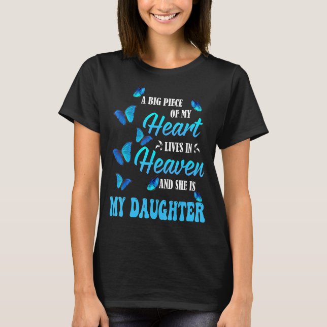 Camiseta El Monumento Faltante De Mi Hija En El Cielo Perdi (Anverso)