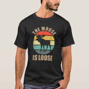 Camiseta El Moose Es Retro Vintage Suave Unisex Adultos Bla