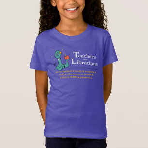 Camiseta El morado del Chica de profesores y bibliotecarios