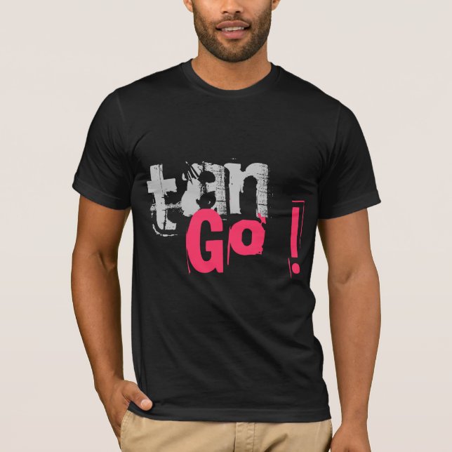 Camiseta ¡El moreno va! Tango (Anverso)