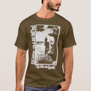 Camiseta El Morro Puerto Rico Retro Grunge