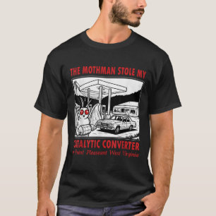 Camiseta El Mothman Robó Mi Diversión Catalizadora Del Conv