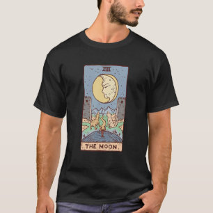 Camiseta El Motif De La Luna Jugando Cartas Tarot Card Moon