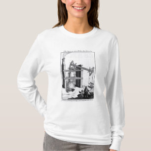 Camiseta El motor para aumentar el agua por el fuego