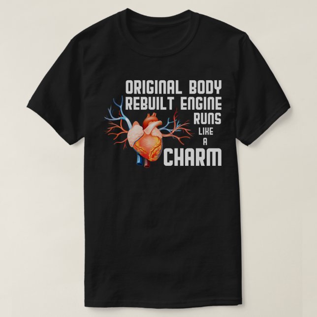 Camiseta El Motor Reconstruido Del Cuerpo Original Funciona (Diseño del anverso)