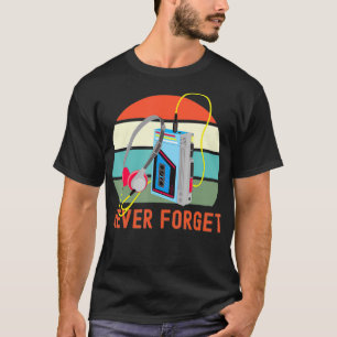 Camiseta El mozo gracioso nunca olvida el retro vintage 90s