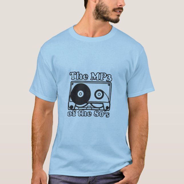 Camiseta  "El Mp3 de los años 80" (Anverso)