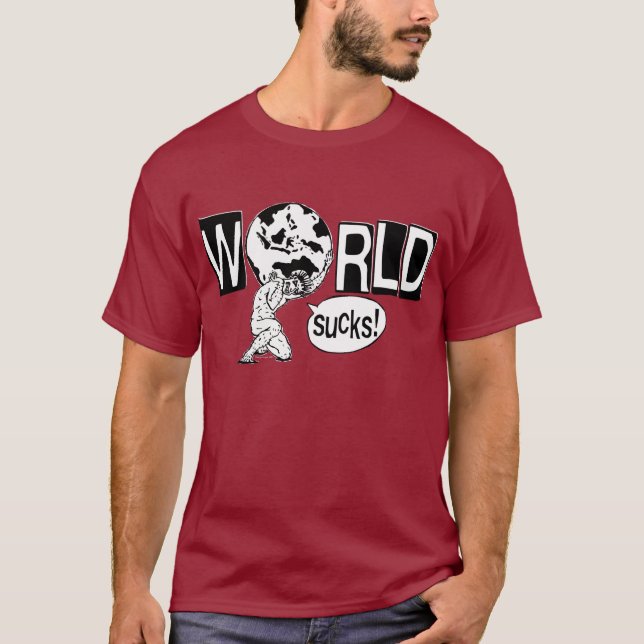 Camiseta El mundo apesta (Anverso)