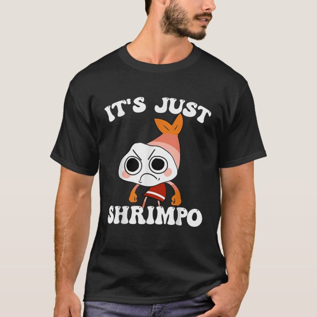 Camiseta El mundo de Dandy es solo un chisme de Shrimpo (Anverso)