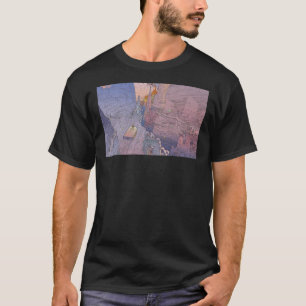 Camiseta el mundo de edena, montaña, acantilado, monumental