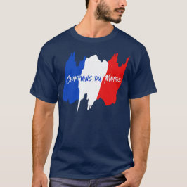 Camiseta El mundo de Francia defiende la victoria del