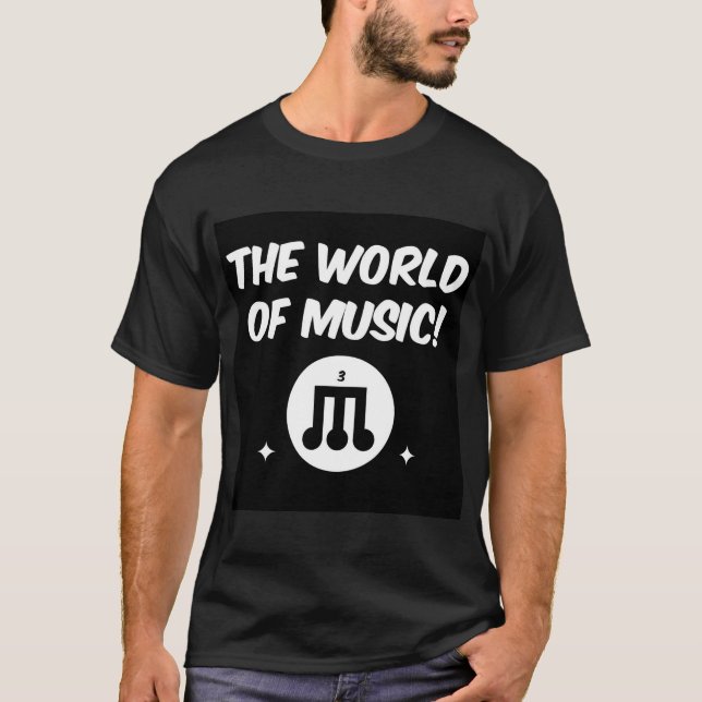 Camiseta El Mundo De La Música (Anverso)